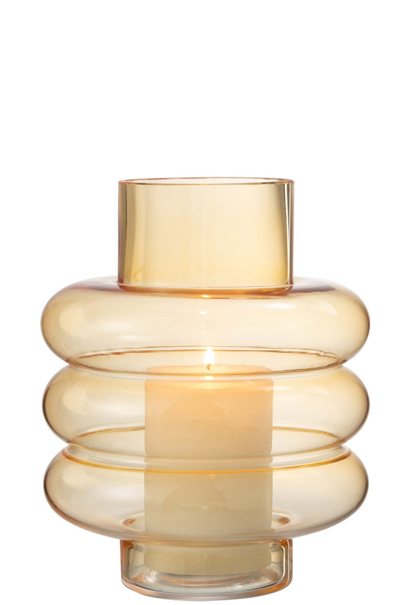 Vaas Skavura Glas Geel H22,5 cm