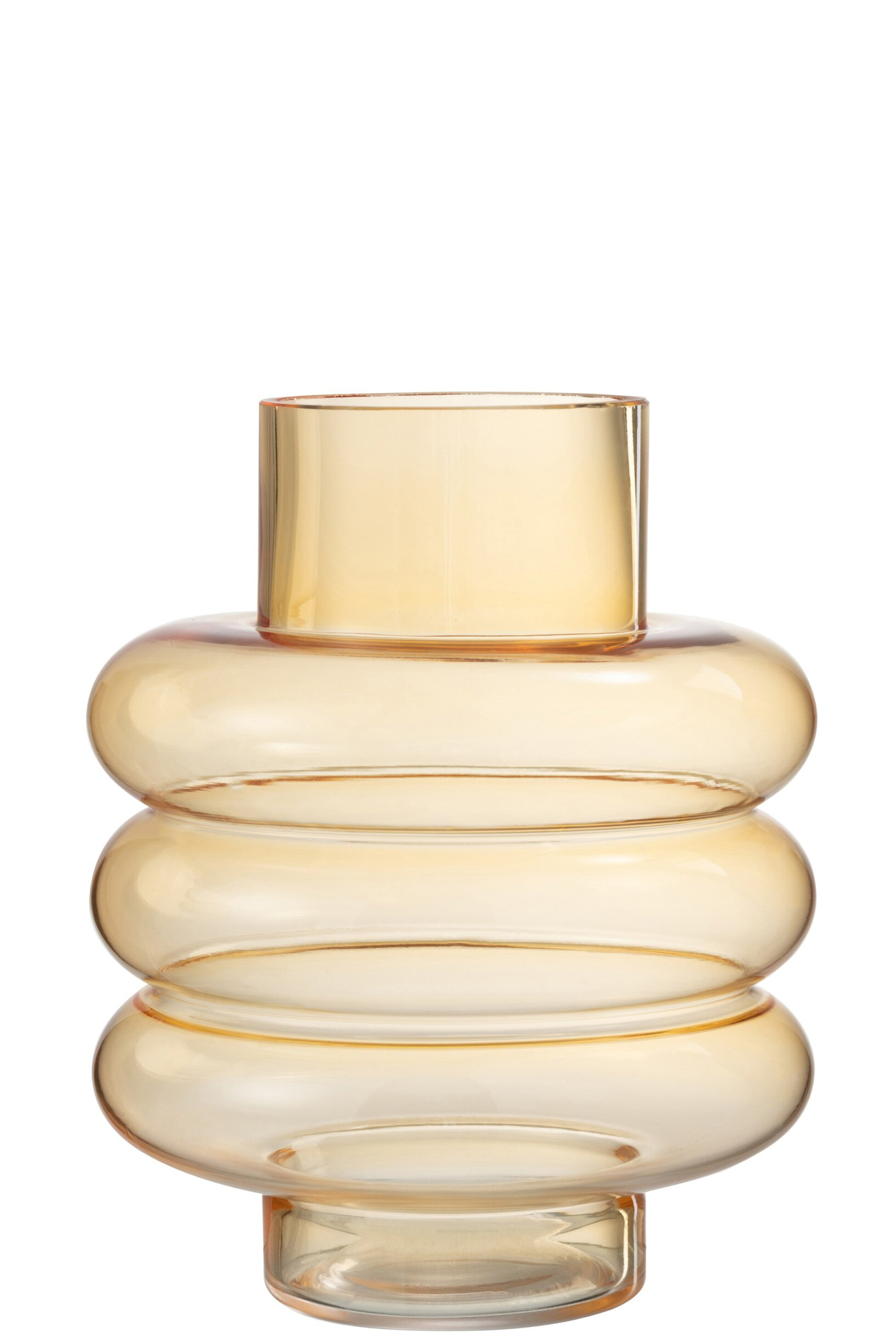 Vaas Skavura Glas Geel H22,5 cm - Afbeelding 5