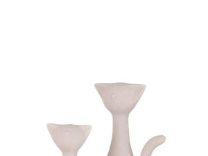 Decoratiefiguur Gurello Porselein Roze H23,6 cm