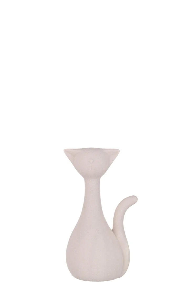 Decoratiefiguur Gurello Porselein Roze H23,6 cm - Afbeelding 2