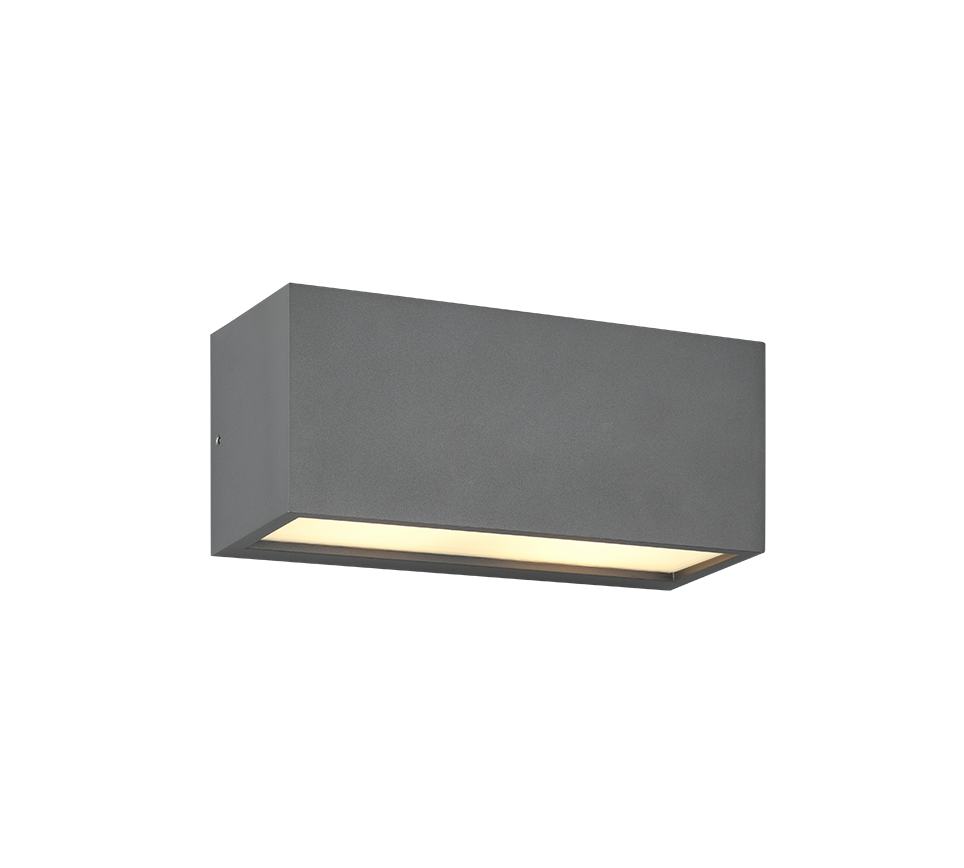 Wandlamp Praundas Antraciet - Set van 3