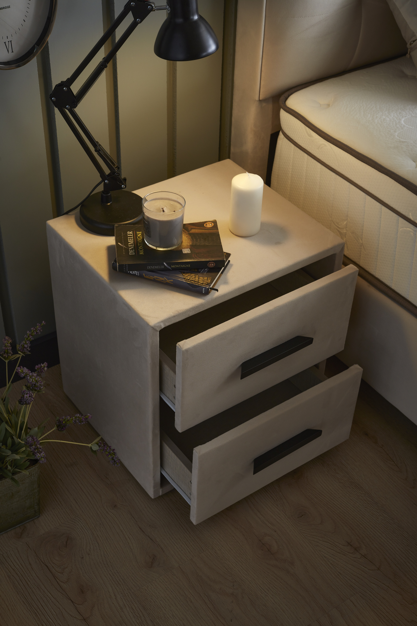 Boxspring Beimmo Beige 90x200 - Afbeelding 6
