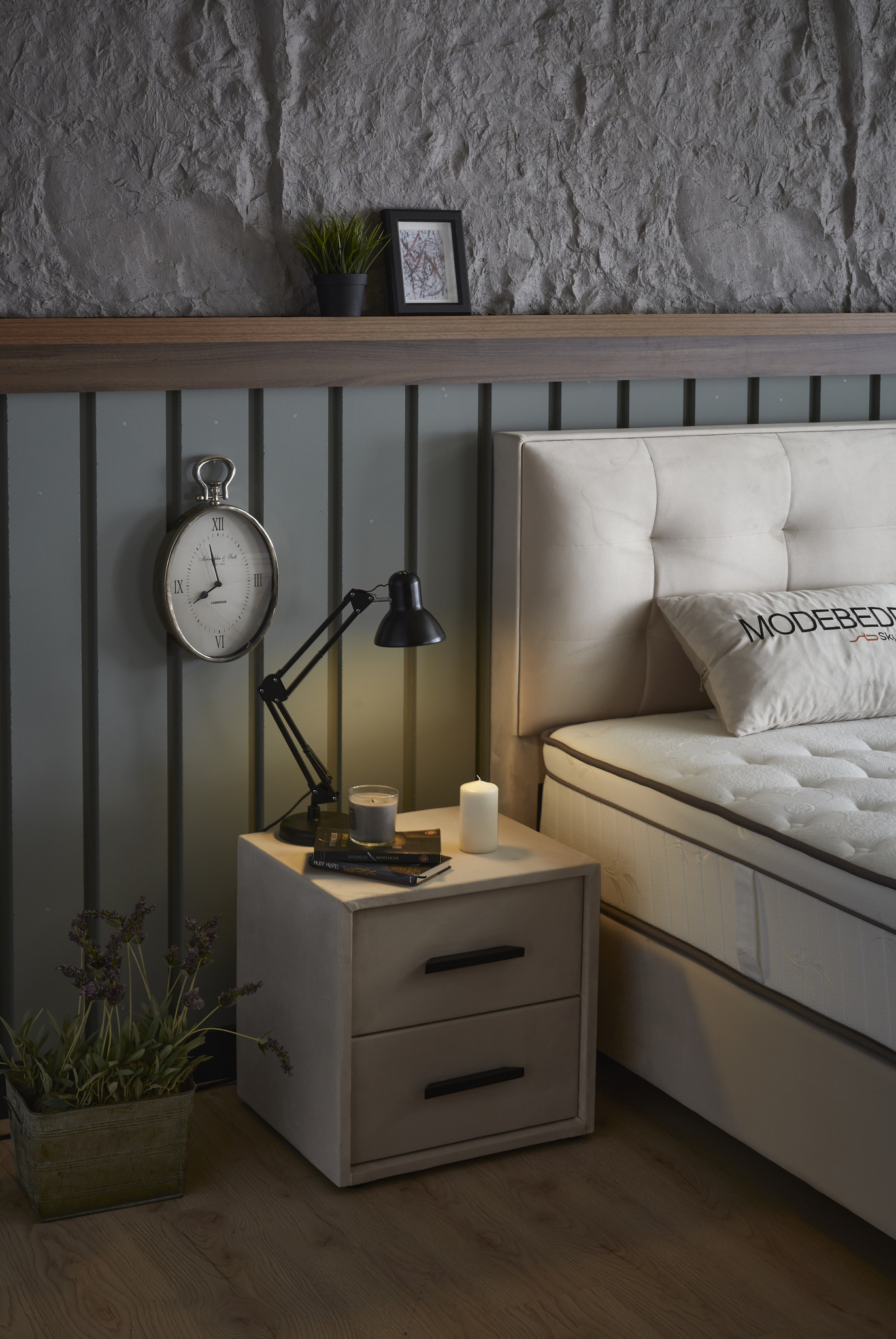 Boxspring Beimmo Beige 90x200 - Afbeelding 7