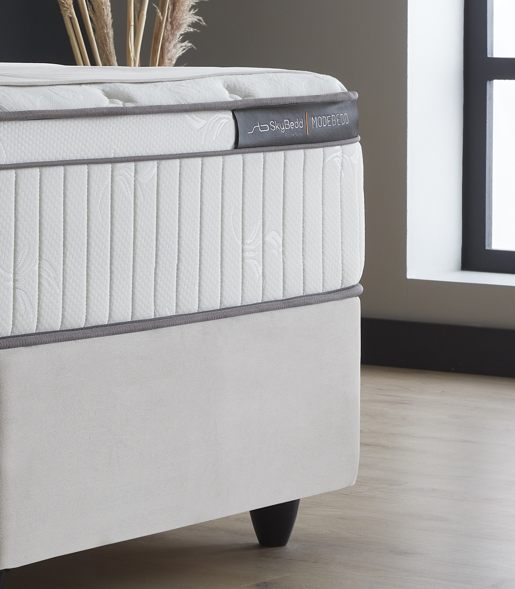 Boxspring Beimmo Beige 90x200 - Afbeelding 8