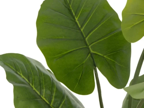 Pot Bulona Stof Groen H78 cm kunstplant met grote groene bladeren en natuurlijke uitstraling