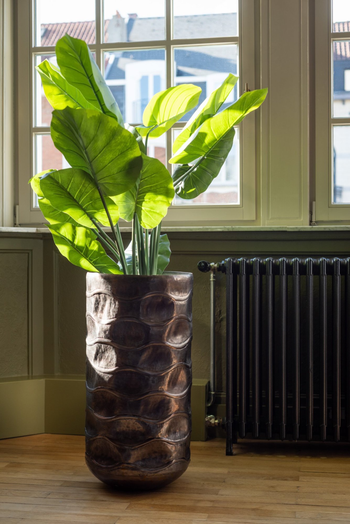 Pot Traurello Stof Groen H123 cm - Afbeelding 2