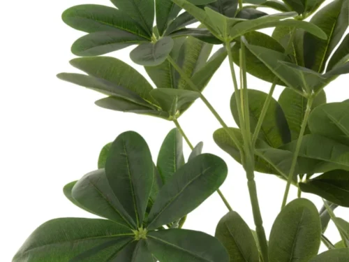 Bloempot Laundella Stof Groen H157 cm met decoratieve groene bladeren en volle, natuurlijke uitstraling