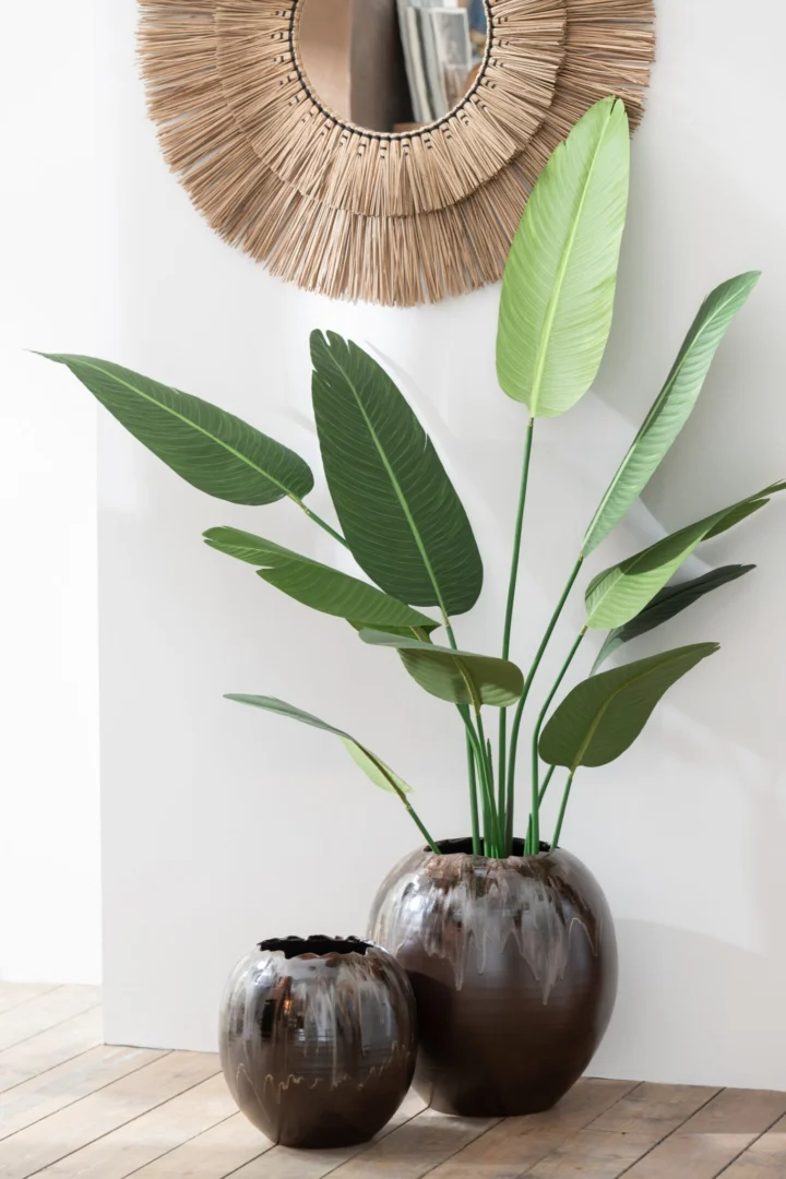 Kunstplant Klinel Stof Groen H165 cm - Afbeelding 4