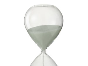 Zandloper Kleellino Glas Wit