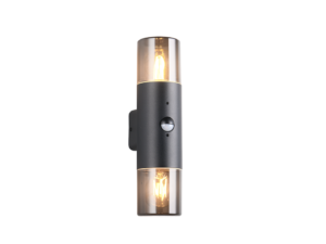 Wandlamp Hudero Mat Zwart - Set van 3