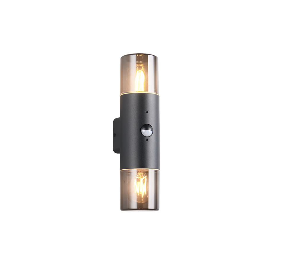Wandlamp Hudero Mat Zwart - Set van 3