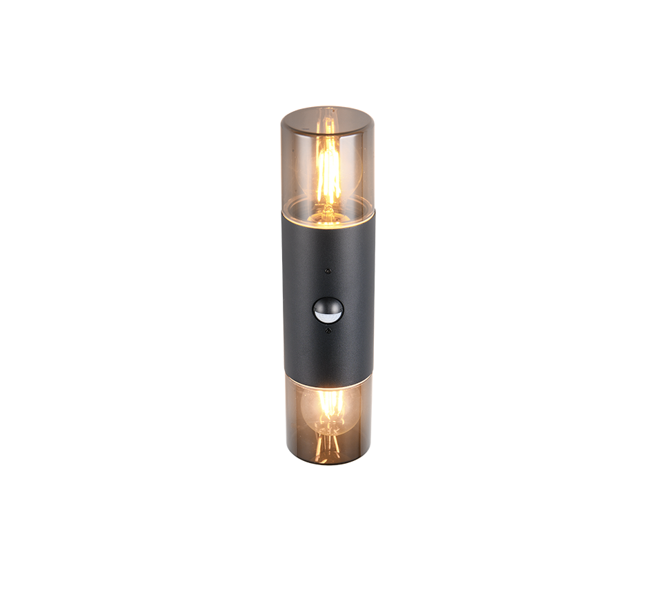 Wandlamp Hudero Mat Zwart - Set van 3 - Afbeelding 5