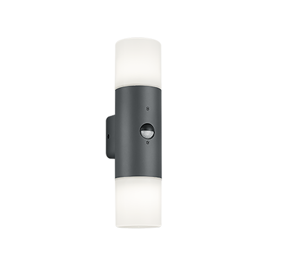 Wandlamp Baastira Antraciet - Set van 3