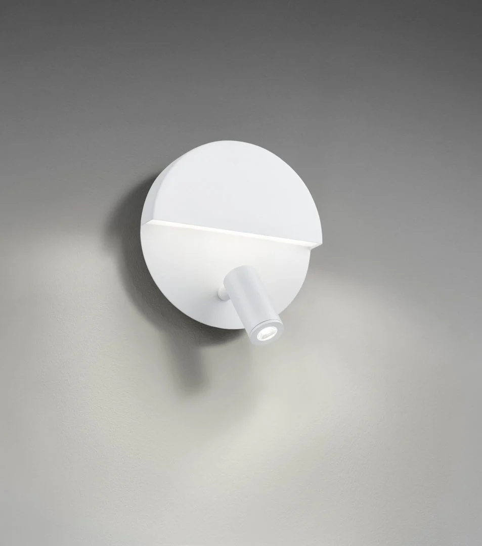 Wandlamp Klessan Mat Wit Ø16 cm - Set van 3 - Afbeelding 2