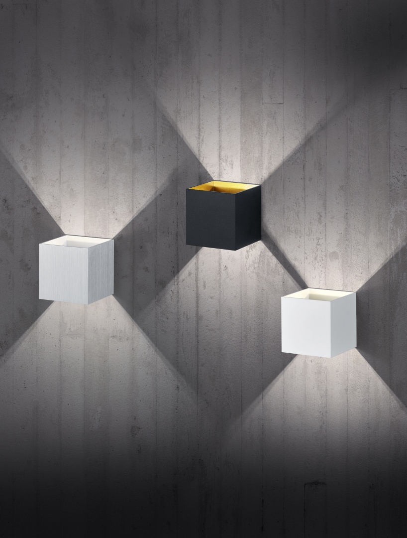 Wandlamp Tobena Mat Wit - Set van 3 - Afbeelding 2