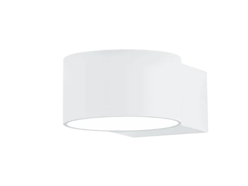 Wandlamp Bellas Mat Wit set van 3 met LED, moderne metalen wandlamp met boven- en onderlicht