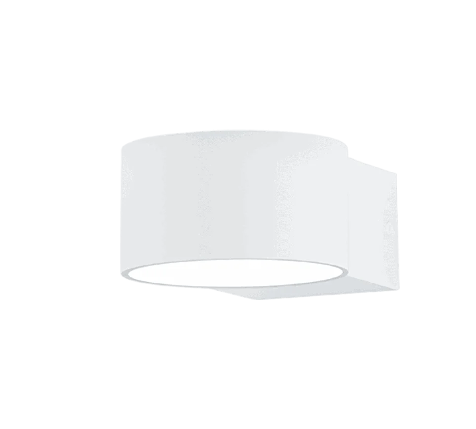 Wandlamp Bellas Mat Wit set van 3 met LED, moderne metalen wandlamp met boven- en onderlicht