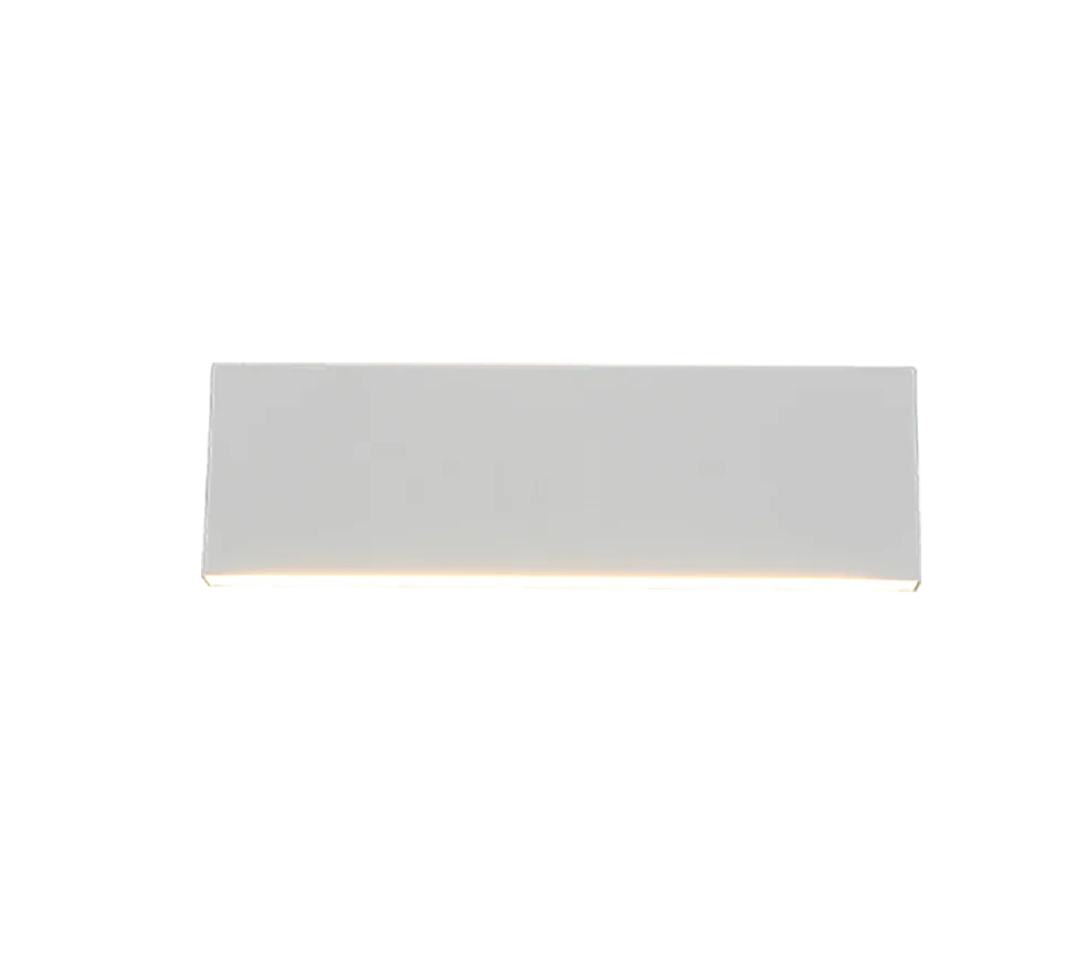 Wandlamp Jissoro mat wit met geïntegreerde LED en sfeervol licht boven en onder, set van 3