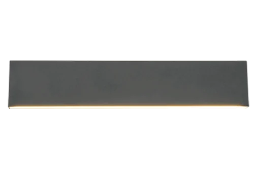 Filero antraciet wandlamp set van 3 met strak design en geïntegreerde LED, licht omhoog en omlaag