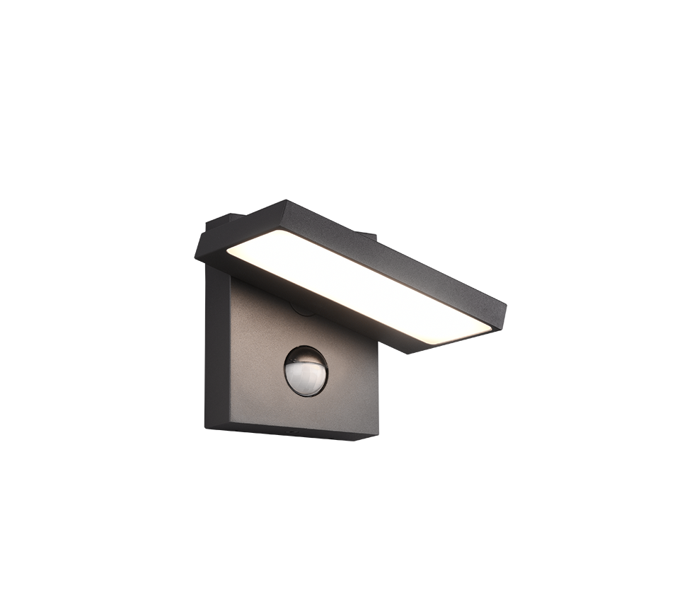 Wandlamp Trauni Antraciet - Set van 3