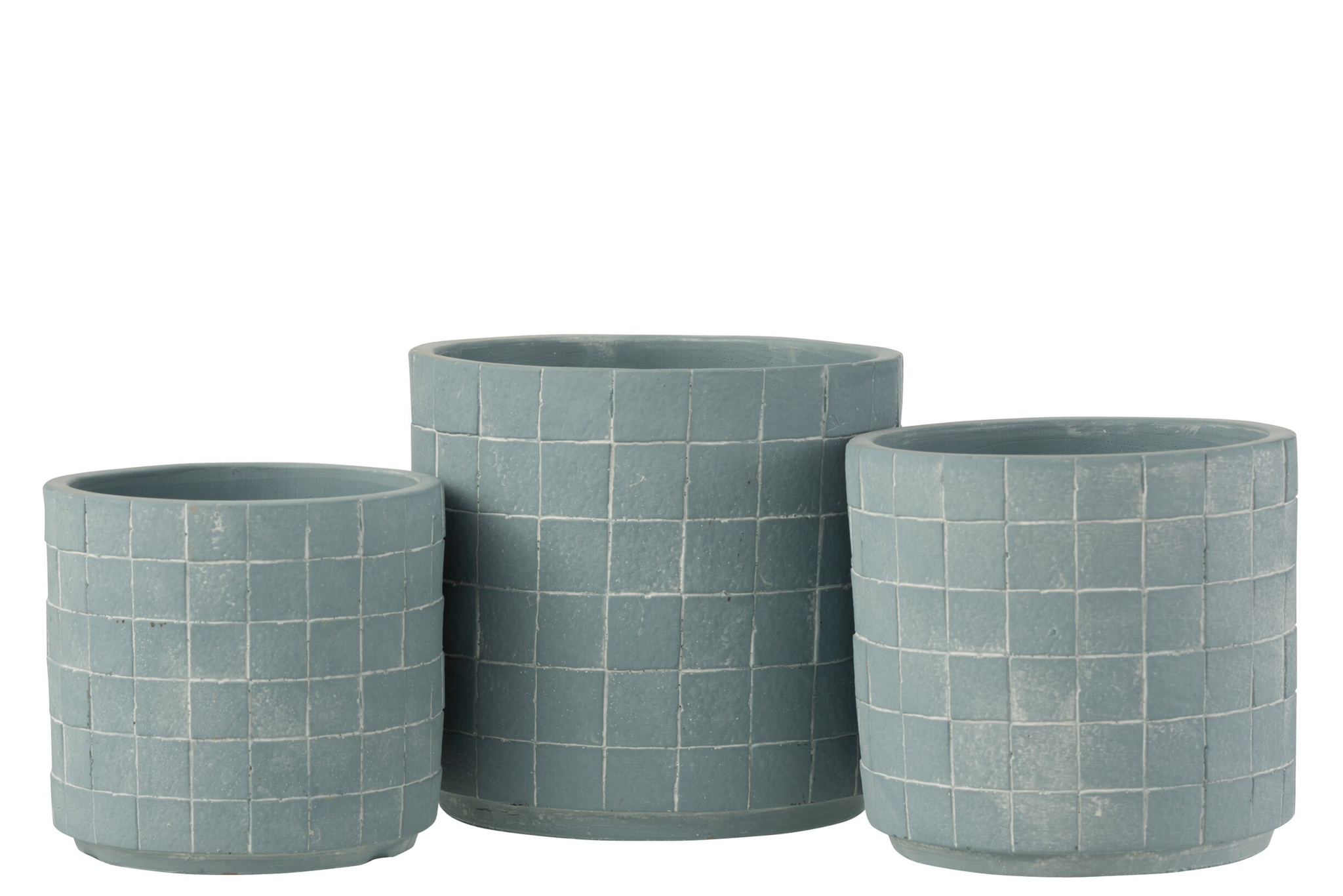 Bloempot Vaarmone Keramiek Blauw H14 cm