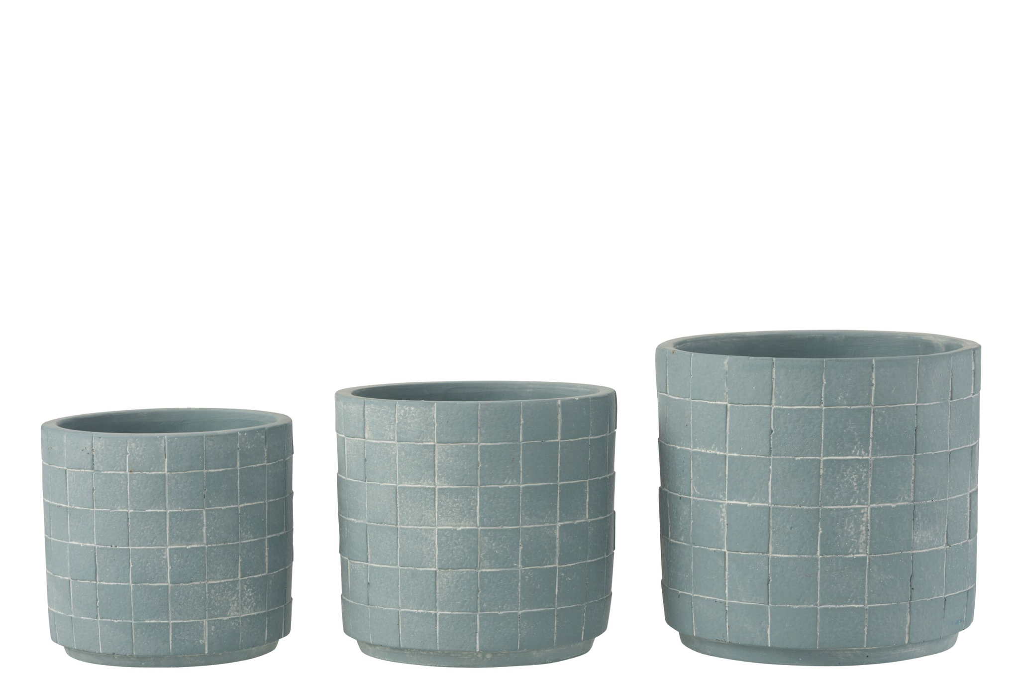 Bloempot Vaarmone Keramiek Blauw H14 cm - Afbeelding 2