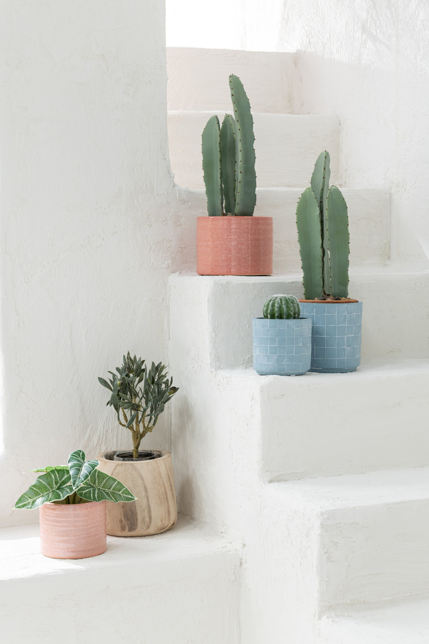 Bloempot Vaarmone Keramiek Blauw H14 cm - Afbeelding 3