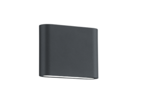 Wandlamp Skootea Antraciet - Set van 3