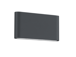 Wandlamp Keentund Antraciet - Set van 3