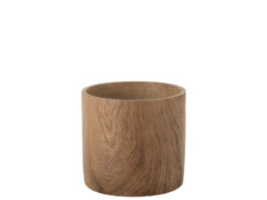 Bloempot Kleirmond Beton Naturel H17 cm