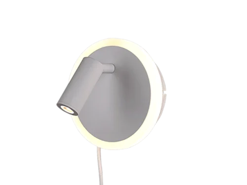JORDAN wandlamp mat wit Ø15 cm met geïntegreerde LED en apart schakelbare lichtbronnen, set van 3