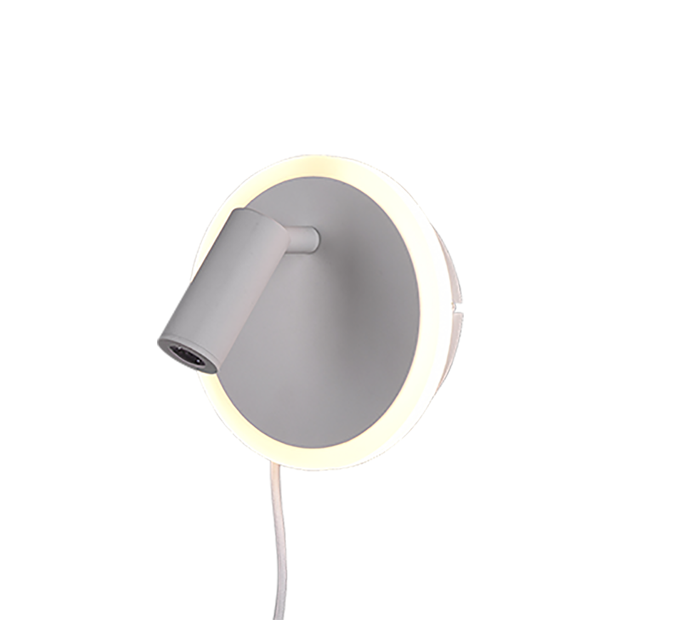 Wandlamp Fennund Mat Wit Ø15 cm - Set van 3 - Afbeelding 2