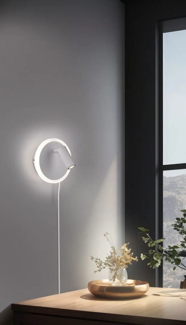 Wandlamp Fennund Mat Wit Ø15 cm - Set van 3 - Afbeelding 6