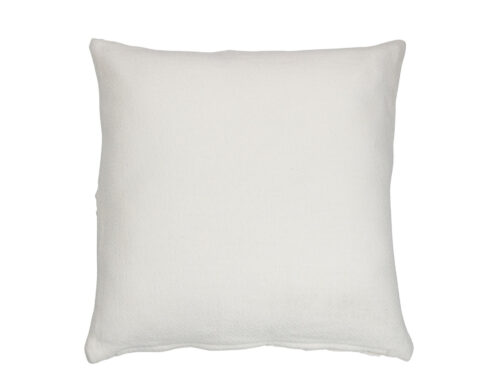 Kussen Dotik Wit 43,5 x 43,5 cm, vierkant en effen met zachte, cleane uitstraling