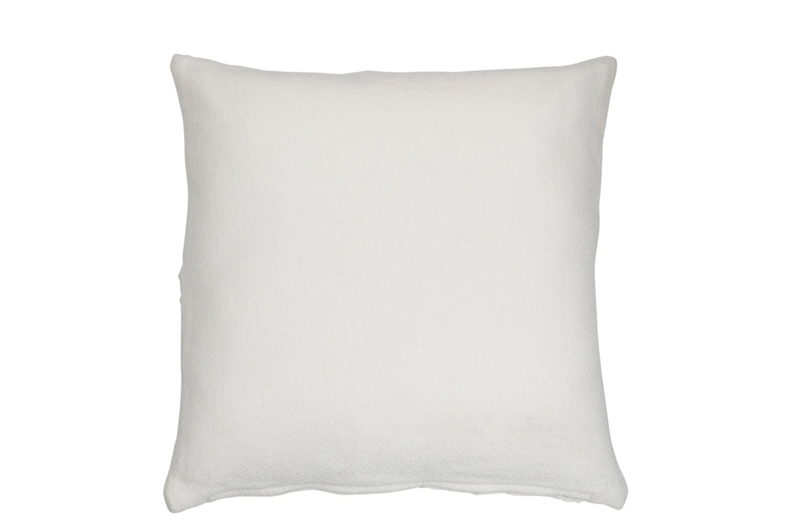Kussen Dotik Wit 43,5 x 43,5 cm, vierkant en effen met zachte, cleane uitstraling