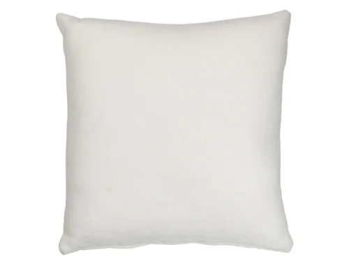 Wit vierkant Kussen Biebik 40x40 cm, vol en strak, van polyester voor bank, fauteuil of bed