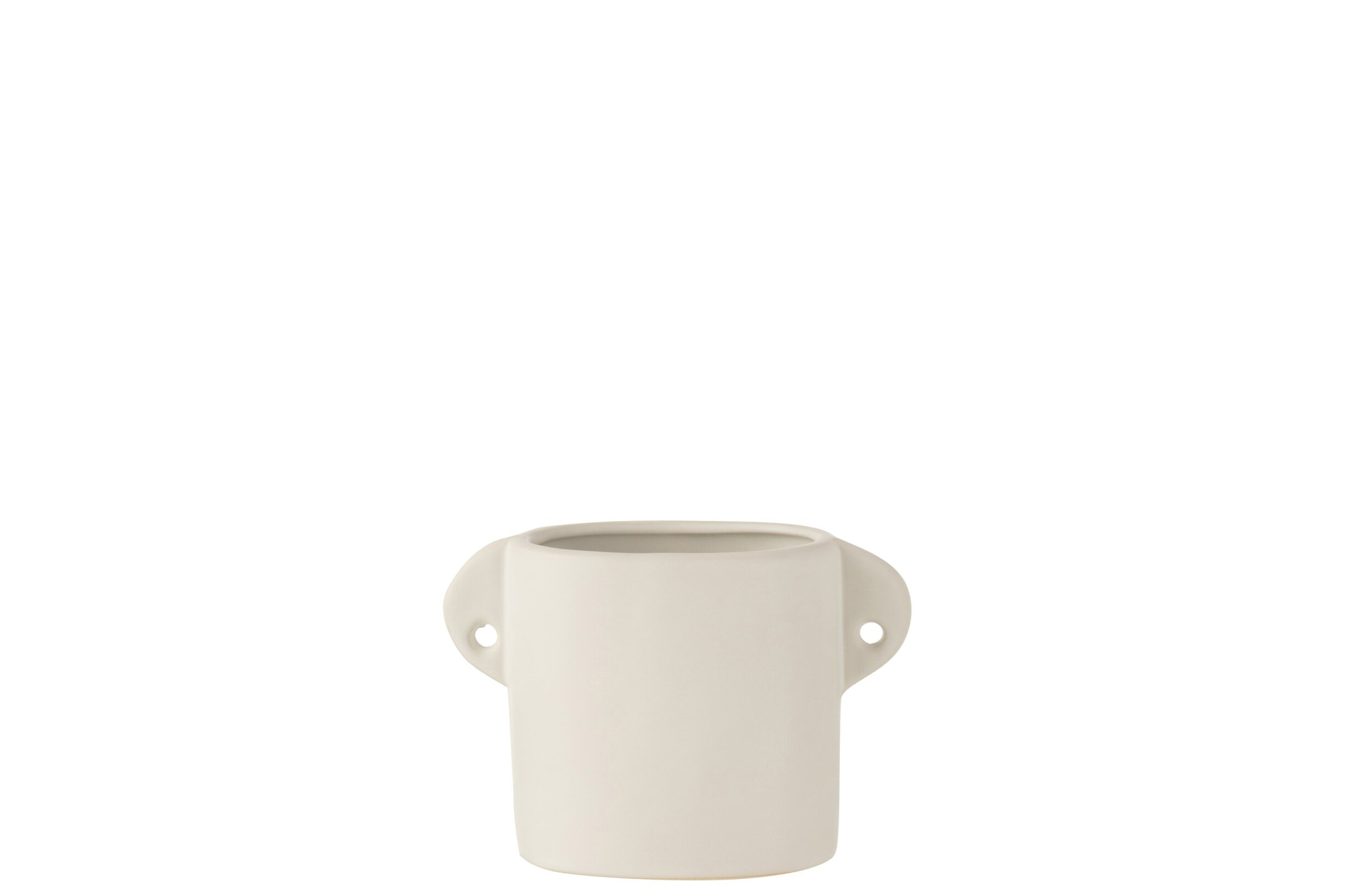 Pot Brurrone Keramiek Wit H11,5 cm - Afbeelding 2