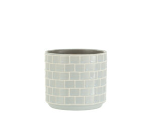 Bloempot Steetum Keramiek Blauw H13 cm