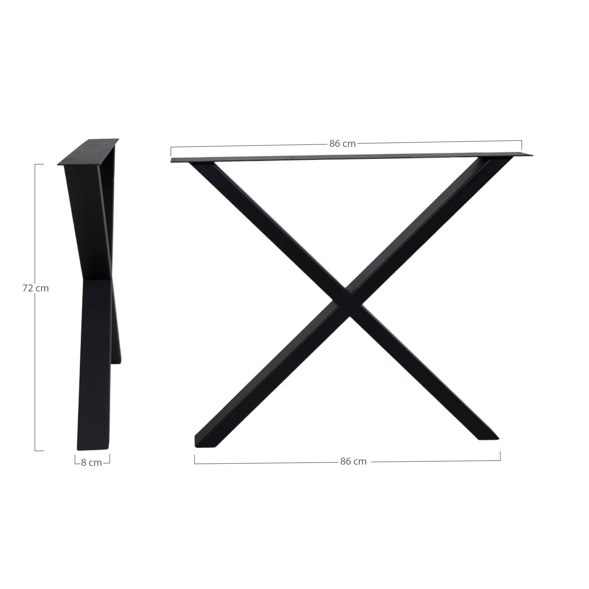 Eettafel Brubona Staal 86 cm - Afbeelding 4