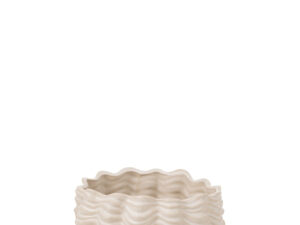 Bloempot Sleivon Klei Beige H21 cm