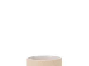 Bloempot Skaurnaro Klei Beige H16 cm