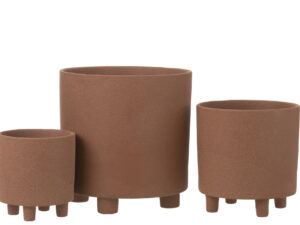Bloempot Laandil Klei Bruin H27,5 cm