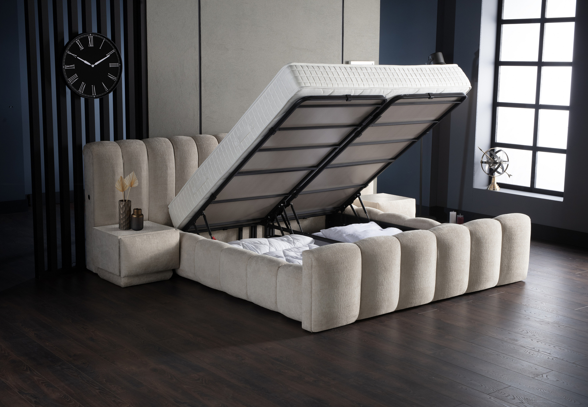 Boxspring Geemora Beige 180x200 - Afbeelding 6