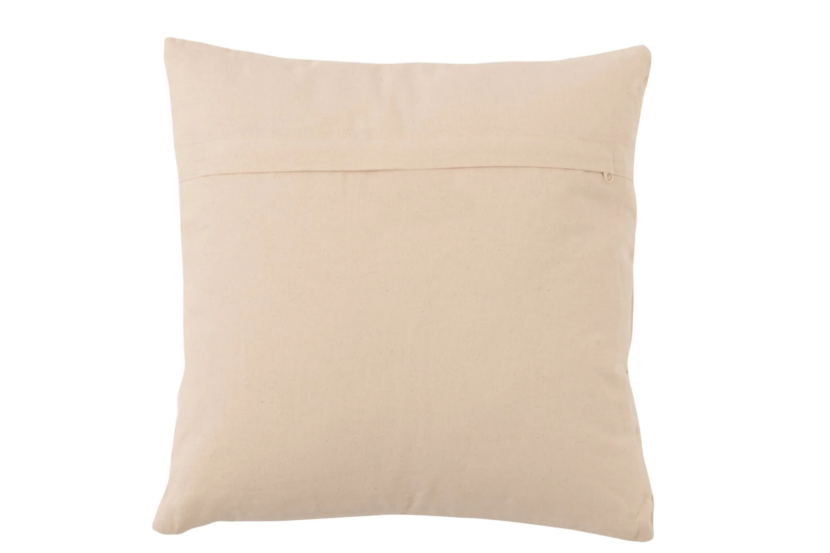Kussen Praukio beige 46x46 cm van 100% katoen, met rustige natuurlijke uitstraling