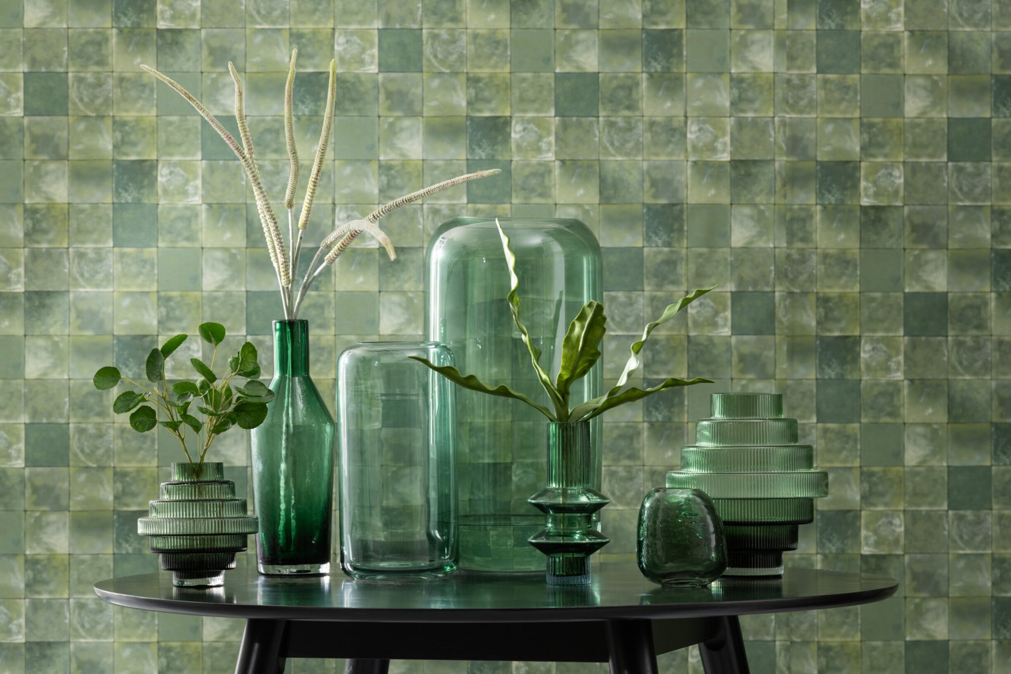 Decoratie Rurio Glas Groen - Afbeelding 3