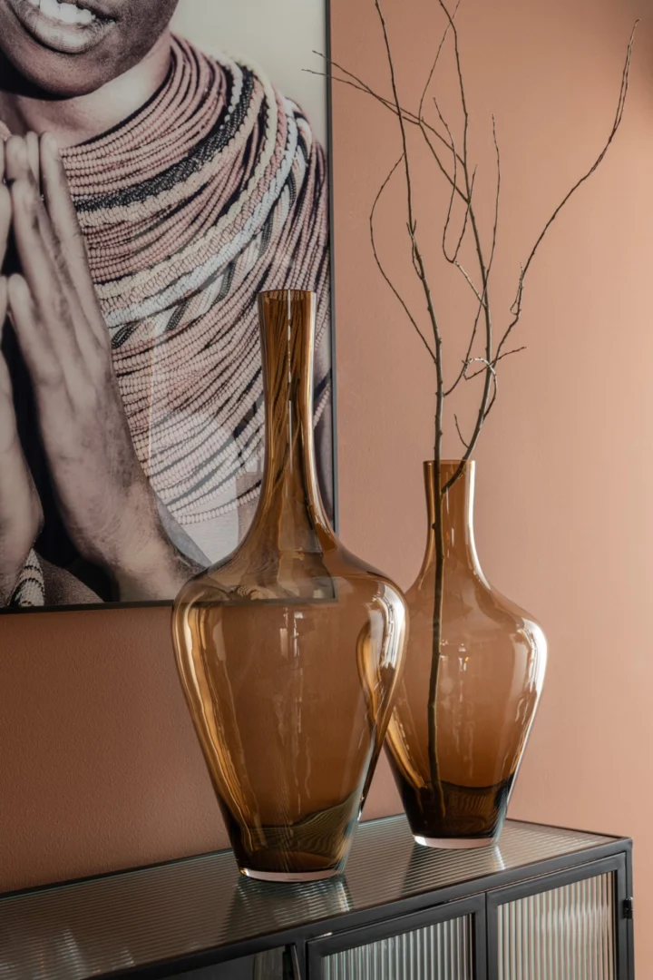 Vaas Hievi Glas Bruin H70 cm - Afbeelding 3