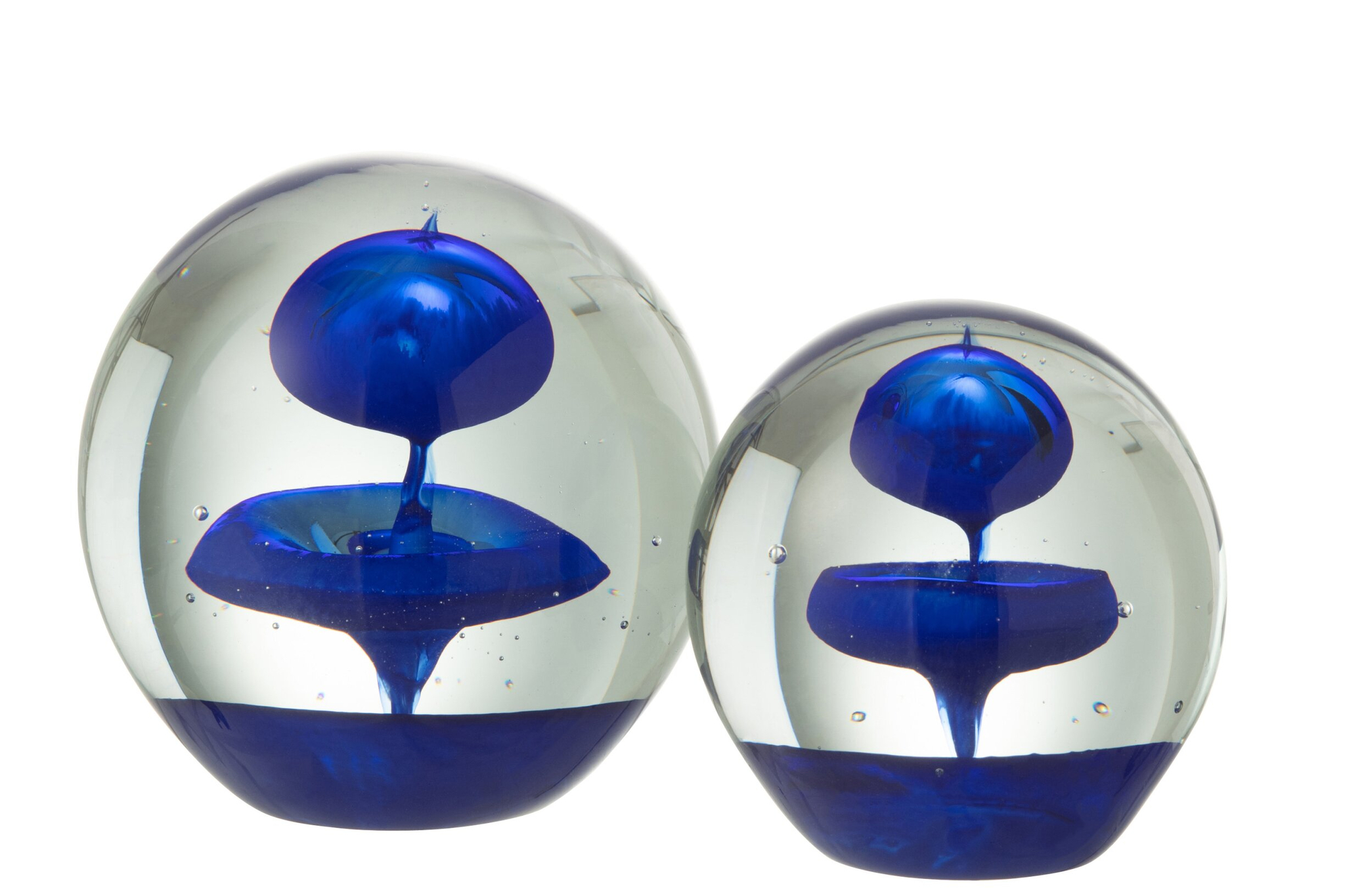 Presse-papier Mario Glas Blauw