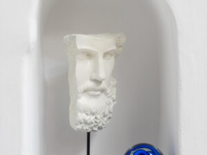 Presse-papier Skatona Glas Blauw
