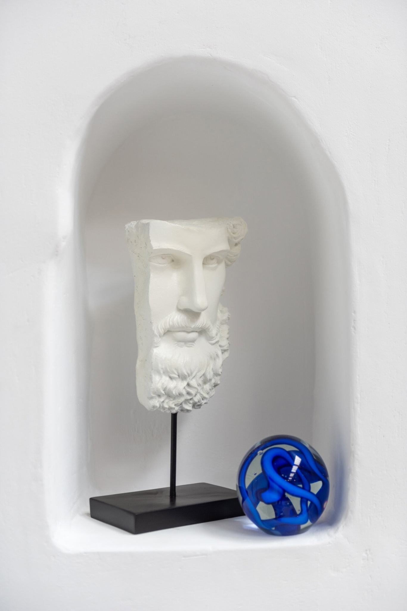 Presse-papier Skatona Glas Blauw