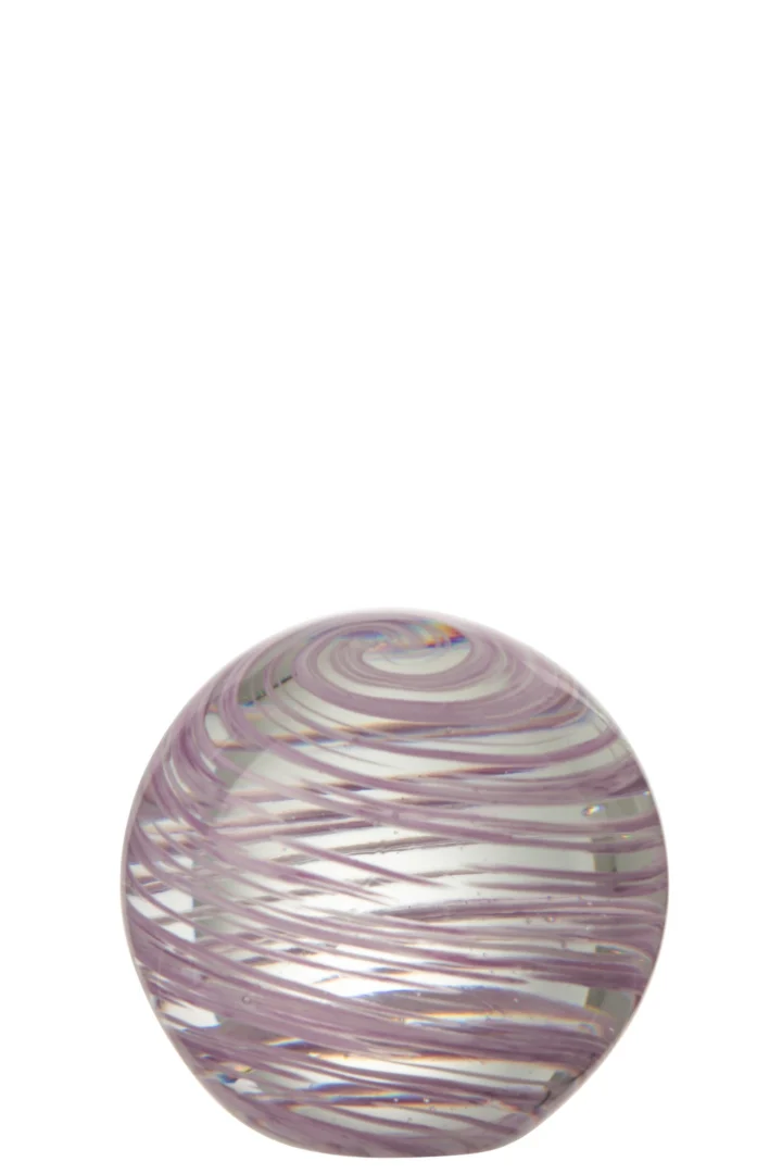 Presse-papier Treebone Glas Paars - Afbeelding 2